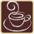 Vector Coffee Cup Illustration -- hand drawn style.