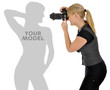 Fotografin mit Modell