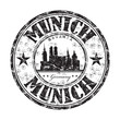 Munich grunge rubber stamp