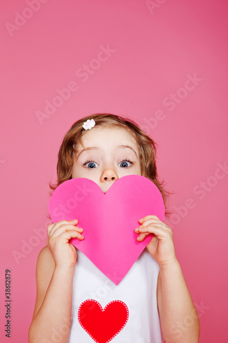 Photo: Girl with heart Girl with heart