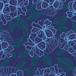 Vector seamless floral pattern with roses