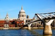 St. Paul's Cathedral with Millennium Bridge