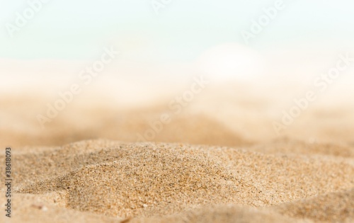 Photo: Closeup of some sand on the shore Closeup of some sand on the shore