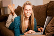 Woman laptop