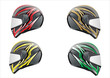 Vector: Vector illustration of motorcycle helmet Vector illustration of motorcycle helmet