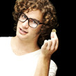 man holding coin