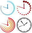 Clock icons