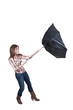 Foto: Woman Holding Umbrella Woman Holding Umbrella