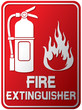 fire extinguisher sign
