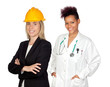 Couple of woman workers