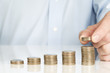 stacking coins