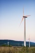 Éolienne à l'aube Éolienne à l'aube
