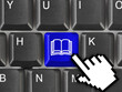Computer keyboard with Book key Computer keyboard with Book key