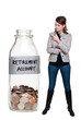 Photo: Woman Holding Her Retirement Account Woman Holding Her Retirement Account