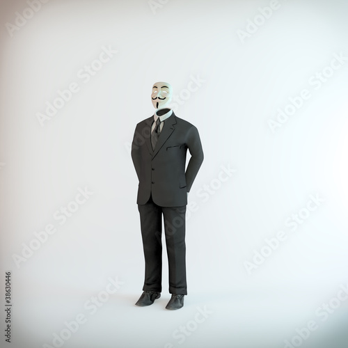 Illustration: Anonymous hacker Anonymous hacker