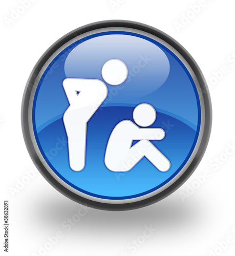 Illustration: Bully Glossy Button Bully Glossy Button