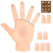 handlesekunst - zeichen - finger und formen