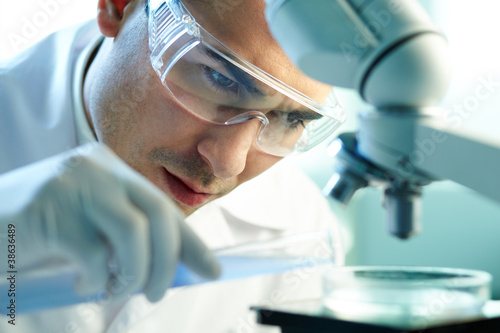 Photo: Chemist at work Chemist at work
