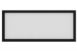 white screen in black frame