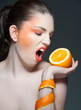orange girl
