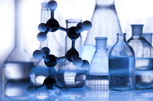 Photo: Chemistry equipment, laboratory glassware Chemistry equipment, laboratory glassware