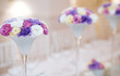 Table flower decoration for wedding