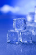 Background with ice cubes