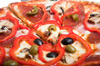 pizza with mushrooms