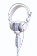 White microphone and headphones