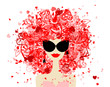 Fashion woman portrait for your design