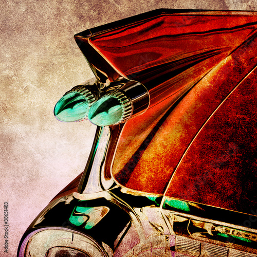 Photo: retro cadillac print retro cadillac print