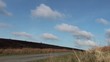 Natural scene with clouds passing by