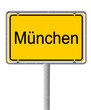 Ortsschild München