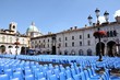 Chairs prepared for the concert