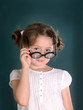 Little girl with glasses Little girl with glasses