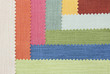 Multi color fabric texture samples