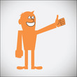 Gesturing Thumbs Up