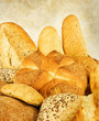rustic baked bread