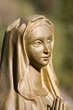statua della madonna in bronzo