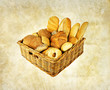 rustic bread basket