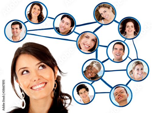 Photo: Social network Social network