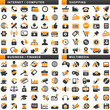 132 Orange Black Web Icons