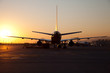 Foto: Flughafen in der Dämmerung Flughafen in der Dämmerung