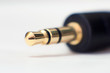 Stereo audio jack plug