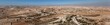 Arab villages in desert around Herodion near Bethlehem