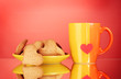 Heart-shaped cookies