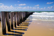 Sea waves rolling on the beach Sea waves rolling on the beach