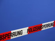 Polizeiabsperrband / Polizeiabsperrung