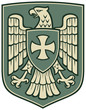 eagle and the cross (coat of arms, emblem)
