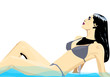 Femme plage
